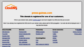 What Press-guinee.com website looked like in 2017 (6 years ago)