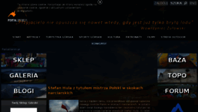 What Portalgorski.pl website looked like in 2017 (6 years ago)