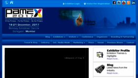 What Pamex.in website looked like in 2017 (6 years ago)