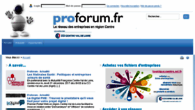 What Proforum.fr website looked like in 2017 (6 years ago)
