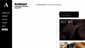 What Payment.archinect.com website looked like in 2017 (6 years ago)