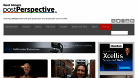 What Postperspective.com website looked like in 2017 (6 years ago)