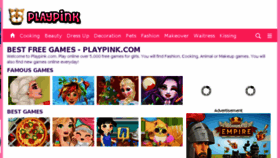 What Playpink.com website looked like in 2017 (6 years ago)