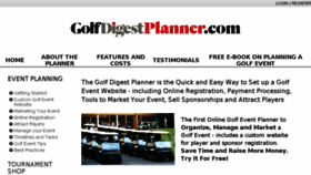 What Planmygolfevent.com website looked like in 2017 (6 years ago)