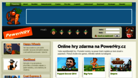 What Powerhry.cz website looked like in 2017 (6 years ago)