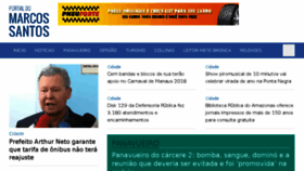 What Portalmarcossantos.com.br website looked like in 2017 (6 years ago)