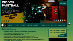 What Paintballgame.cz website looked like in 2017 (6 years ago)
