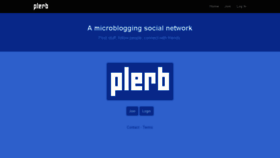 What Plerb.com website looked like in 2017 (6 years ago)