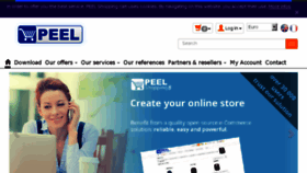 What Peel-shopping.com website looked like in 2018 (6 years ago)