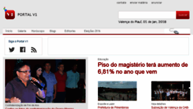 What Portalv1.com.br website looked like in 2018 (7 years ago)