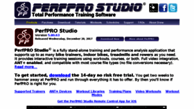 What Perfprostudio.com website looked like in 2018 (6 years ago)