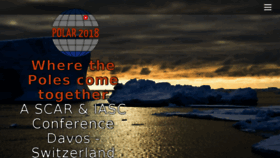 What Polar2018.org website looked like in 2018 (6 years ago)
