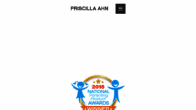 What Priscillaahn.com website looked like in 2018 (6 years ago)