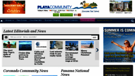 What Playacommunity.com website looked like in 2018 (6 years ago)