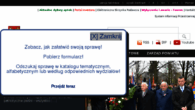 What Powiatmyszkowski.pl website looked like in 2018 (6 years ago)