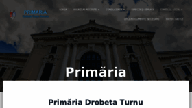 What Primariadrobeta.ro website looked like in 2018 (6 years ago)