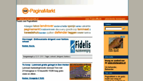 What Paginamarkt.nl website looked like in 2018 (6 years ago)