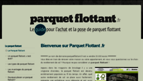 What Parquetflottant.fr website looked like in 2018 (6 years ago)