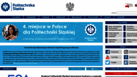 What Polsl.pl website looked like in 2018 (6 years ago)