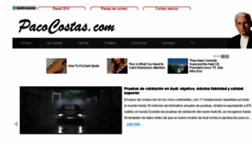 What Pacocostas.com website looked like in 2018 (6 years ago)
