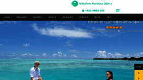 What Paradiseislandmaldives.net website looked like in 2018 (6 years ago)