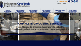 What Princetoncryotech.com website looked like in 2018 (6 years ago)