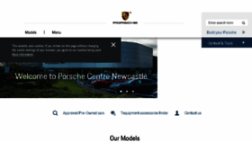 What Porschenewcastle.co.uk website looked like in 2018 (6 years ago)
