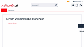 What Palimpalim.de website looked like in 2018 (6 years ago)