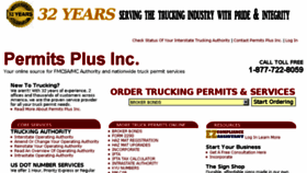 What Permitsplus.com website looked like in 2018 (6 years ago)