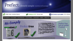 What Prefectcontrols.com website looked like in 2018 (6 years ago)