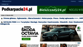 What Podkarpacie24.pl website looked like in 2018 (6 years ago)