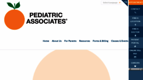 What Pediatricassociates.com website looked like in 2018 (6 years ago)