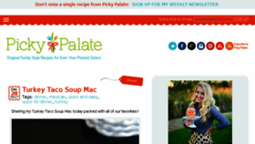 What Picky-palate.com website looked like in 2018 (6 years ago)