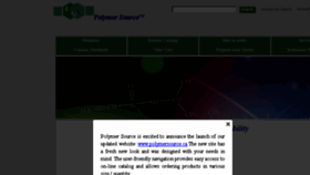 What Polymersource.com website looked like in 2018 (6 years ago)