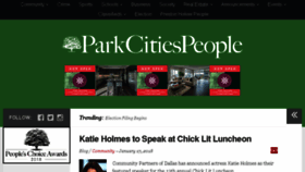 What Parkcitiespeople.com website looked like in 2018 (6 years ago)