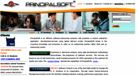 What Principalsoft.com website looked like in 2018 (6 years ago)