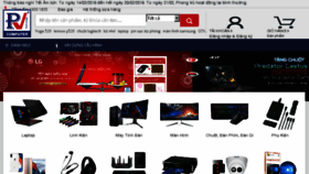 What Phongvu.vn website looked like in 2018 (6 years ago)