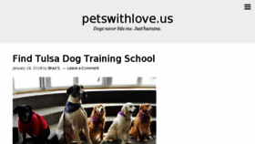 What Petswithlove.us website looked like in 2018 (6 years ago)