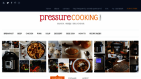 What Pressurecookingtoday.com website looked like in 2018 (6 years ago)