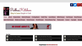 What Padhuskitchen.com website looked like in 2018 (7 years ago)