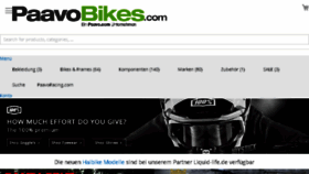 What Paavobikes.com website looked like in 2018 (6 years ago)