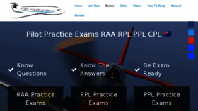 What Pilotpracticeexams.com website looked like in 2018 (6 years ago)
