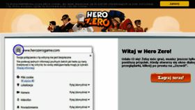 What Pl4.herozerogame.com website looked like in 2018 (6 years ago)