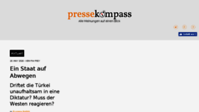 What Pressekompass.net website looked like in 2018 (6 years ago)