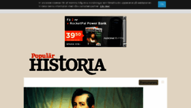 What Popularhistoria.se website looked like in 2018 (6 years ago)