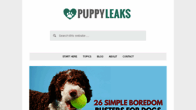 What Puppyleaks.com website looked like in 2018 (6 years ago)