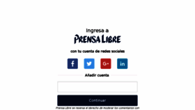 What Plconnect.prensalibre.com website looked like in 2018 (6 years ago)