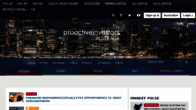 What Proactiveinvestors.com.au website looked like in 2018 (6 years ago)