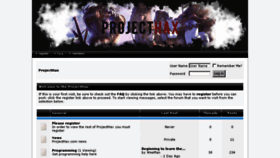 What Projecthax.com website looked like in 2018 (6 years ago)