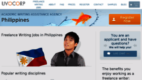 What Philippines.uvocorp.com website looked like in 2018 (6 years ago)